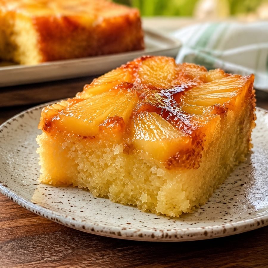 Bolo de Abacaxi Molhadinho
