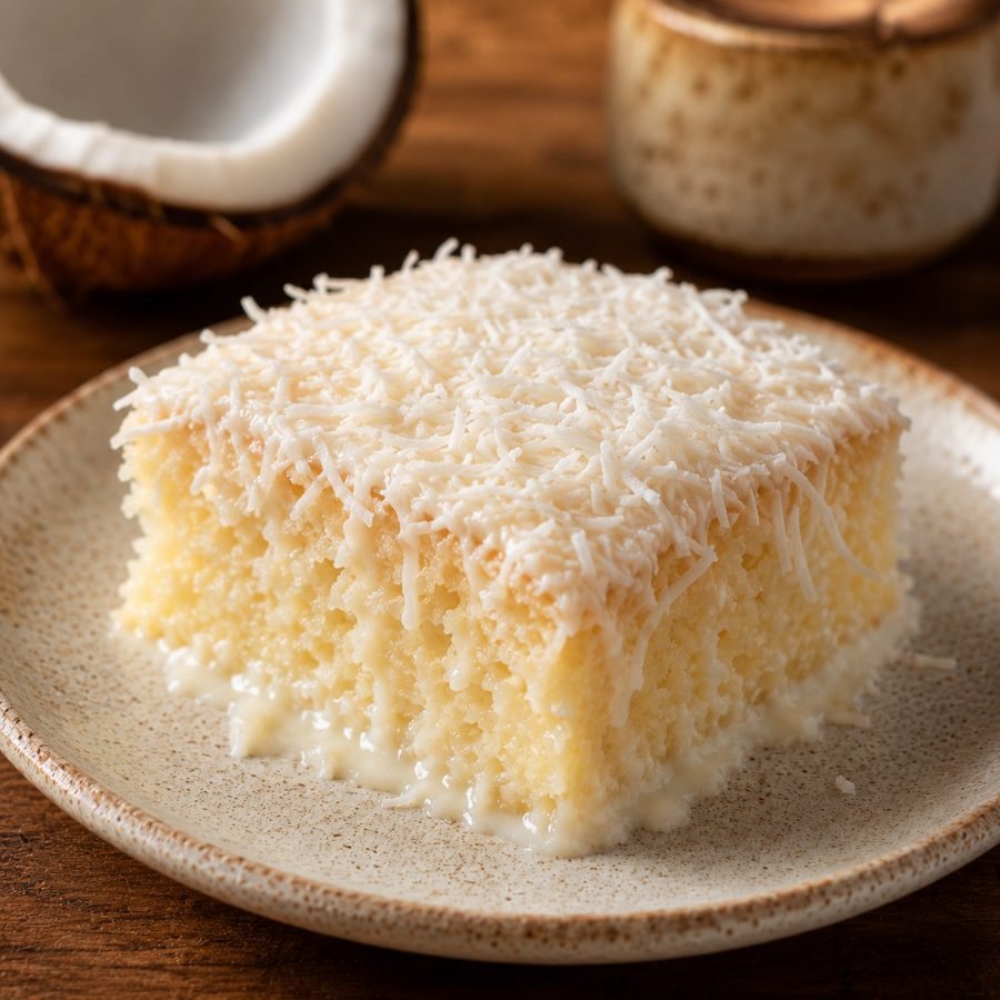 Bolo de Coco Cremoso